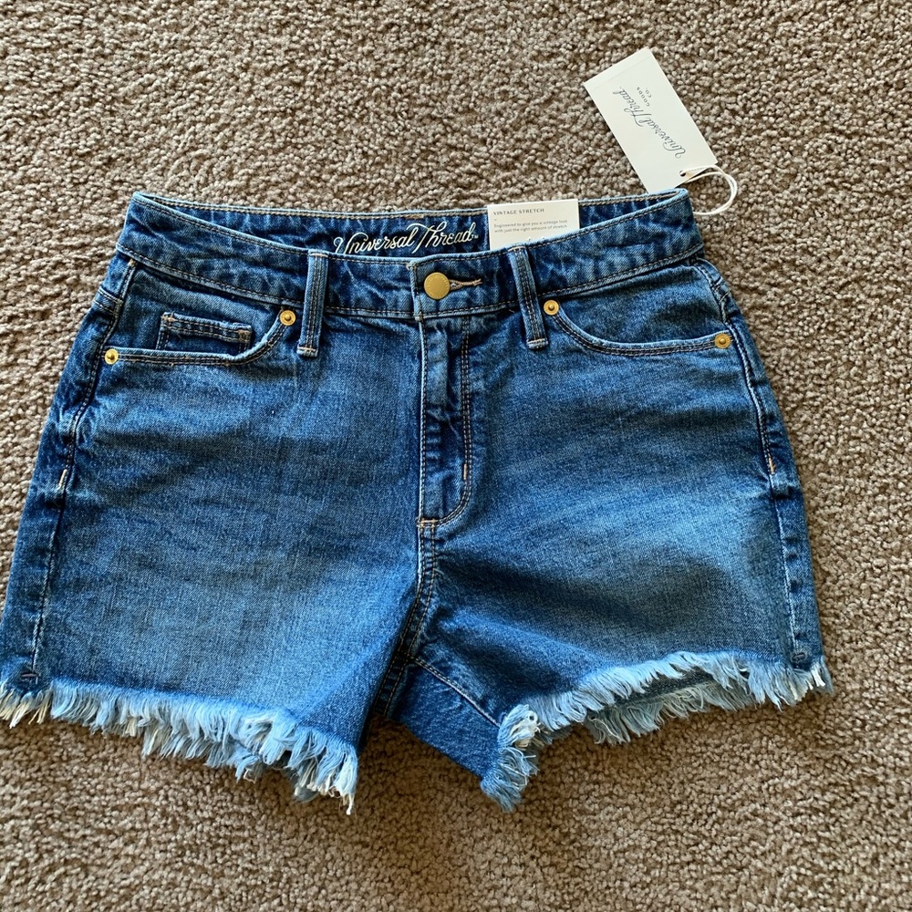 Jean shorts vintage stretch size 2 WITH TAGS